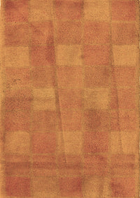 Checkered Brown Modern Rug, abs5203brn