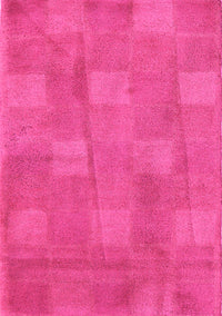 Checkered Pink Modern Rug, abs5203pnk