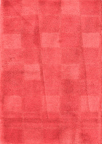 Checkered Red Modern Rug, abs5203red