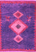 Southwestern Pink Country Rug, abs5204pnk