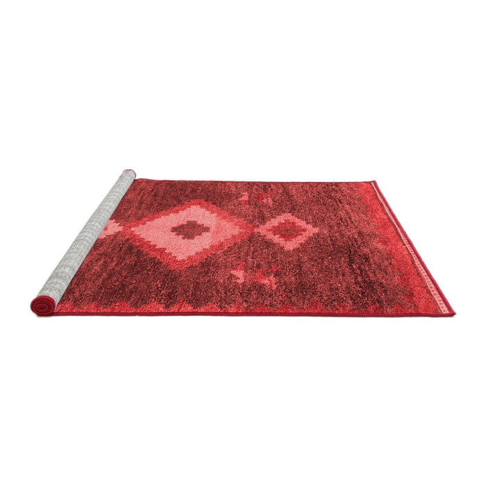Country Red Washable Rugs