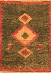 Southwestern Orange Country Rug, abs5204org