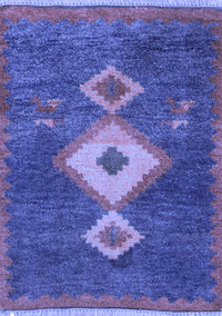 Southwestern Blue Country Rug, abs5204blu