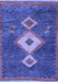 Southwestern Blue Country Rug, abs5204blu