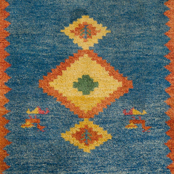 Abstract Coffee Brown Southwestern Rug, abs5204