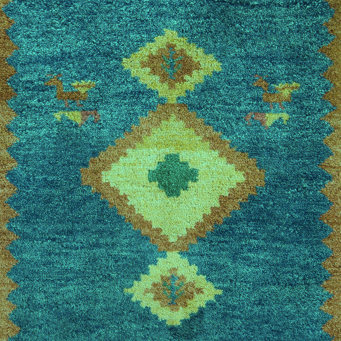 Southwestern Turquoise Country Rug, abs5204turq