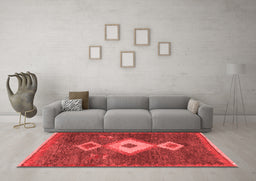 Country Red Washable Rugs