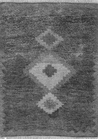 Southwestern Gray Country Rug, abs5204gry