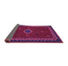 Sideview of Southwestern Purple Country Rug, abs5205pur