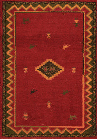 Southwestern Orange Country Rug, abs5205org