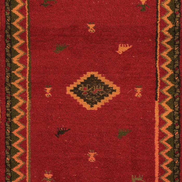 Southwestern Orange Country Rug, abs5205org