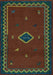 Southwestern Light Blue Country Rug, abs5205lblu