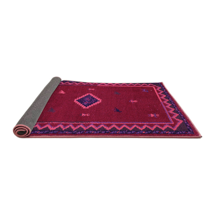 Sideview of Southwestern Pink Country Rug, abs5205pnk