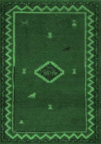 Southwestern Emerald Green Country Rug, abs5205emgrn