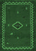 Southwestern Emerald Green Country Rug, abs5205emgrn