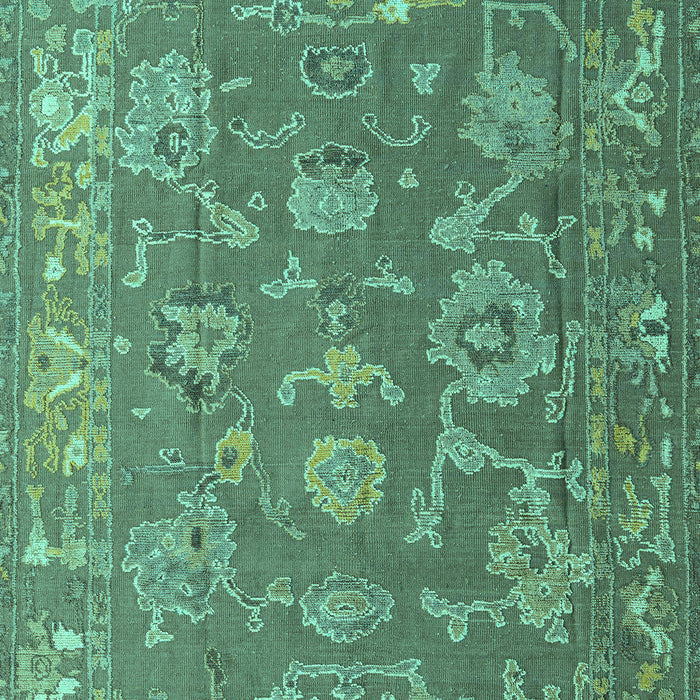 Machine Washable Abstract Turquoise Modern Area Rugs, wshabs5206turq