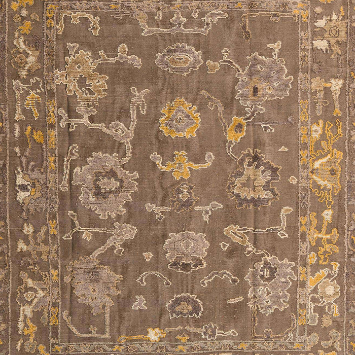 Machine Washable Abstract Sienna Brown Rug, wshabs5206