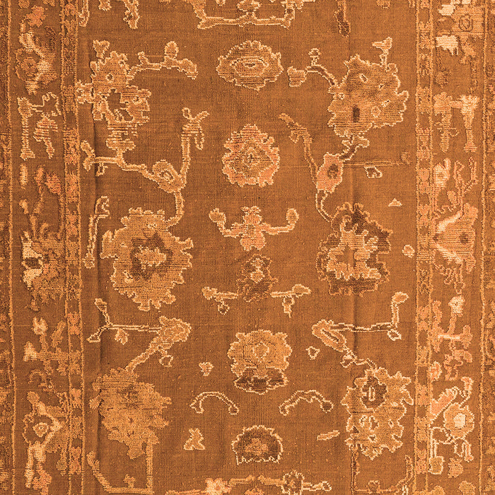 Machine Washable Abstract Orange Modern Area Rugs, wshabs5206org