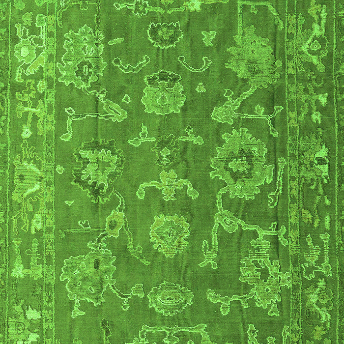 Machine Washable Abstract Green Modern Area Rugs, wshabs5206grn