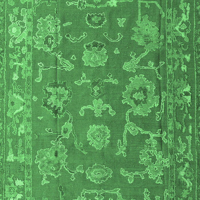 Abstract Emerald Green Modern Rug, abs5206emgrn
