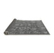 Sideview of Abstract Gray Modern Rug, abs5206gry