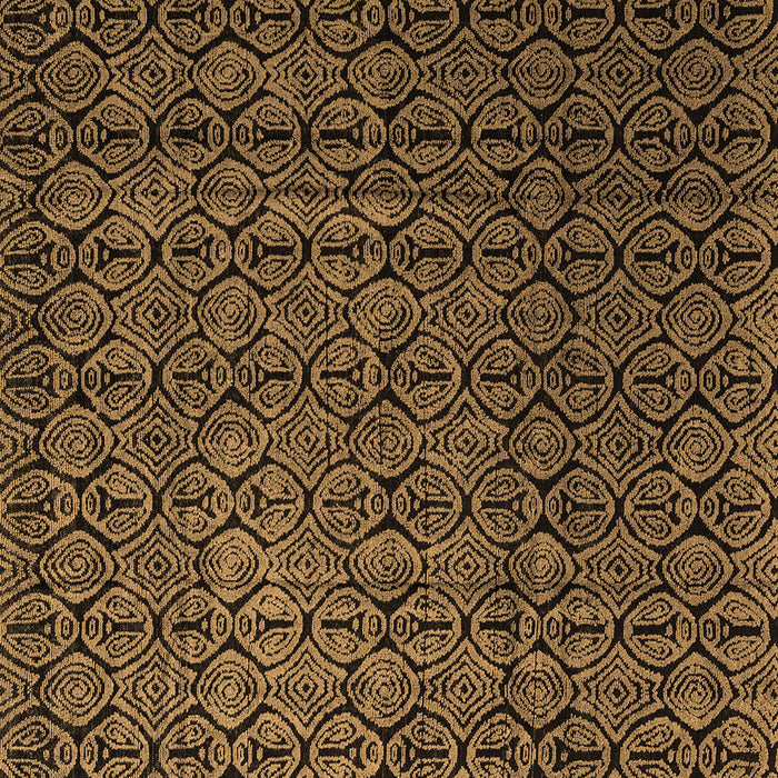 Square Abstract Brown Modern Rug, abs5207brn