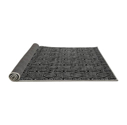 Sideview of Abstract Gray Modern Rug, abs5207gry