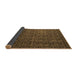 Sideview of Abstract Brown Modern Rug, abs5207brn