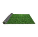 Sideview of Abstract Green Modern Rug, abs5207grn