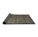 Sideview of Abstract Light French Beige Brown Modern Rug, abs5208