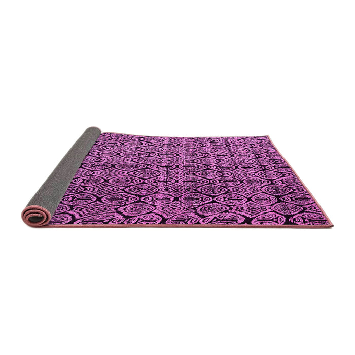 Sideview of Abstract Pink Modern Rug, abs5208pnk