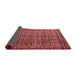 Abstract Red Modern Area Rugs