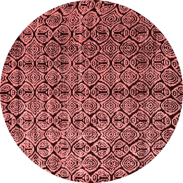 Machine Washable Abstract Red Modern Rug, wshabs5208red