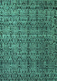 Abstract Turquoise Modern Rug, abs5208turq