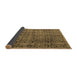 Sideview of Abstract Brown Modern Rug, abs5209brn