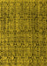 Abstract Yellow Modern Rug, abs5209yw