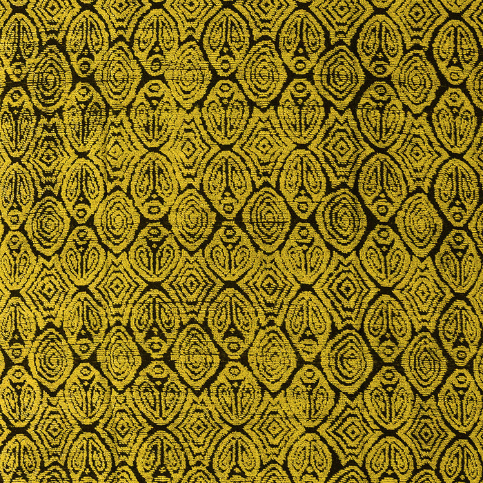 Abstract Yellow Modern Rug, abs5209yw
