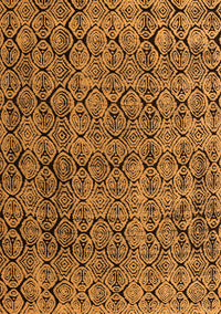 Abstract Orange Modern Rug, abs5209org