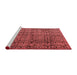 Modern Red Washable Rugs