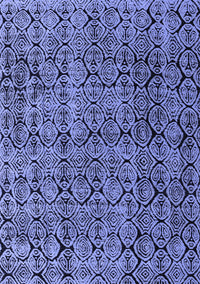 Abstract Blue Modern Rug, abs5209blu