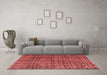 Modern Red Washable Rugs