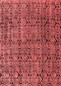 Abstract Red Modern Rug, abs5209red