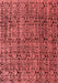 Abstract Red Modern Area Rugs