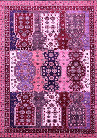 Abstract Pink Modern Rug, abs520pnk