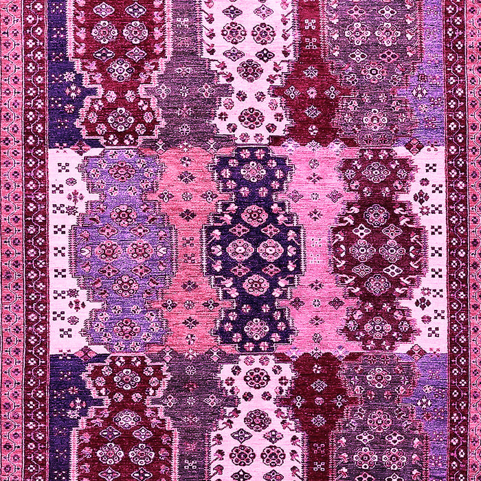 Machine Washable Abstract Pink Modern Rug, wshabs520pnk