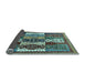 Sideview of Abstract Light Blue Modern Rug, abs520lblu