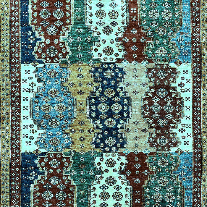 Abstract Light Blue Modern Rug, abs520lblu