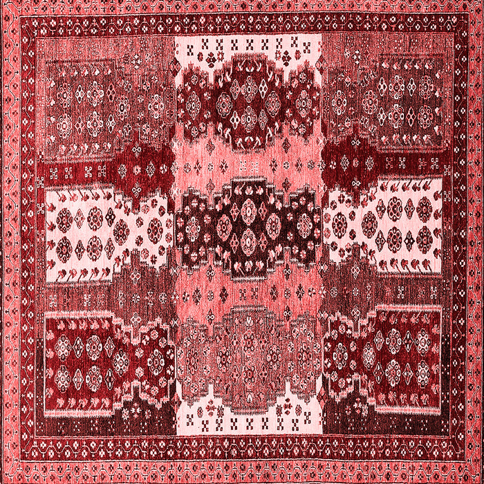 Abstract Red Modern Rug, abs520red
