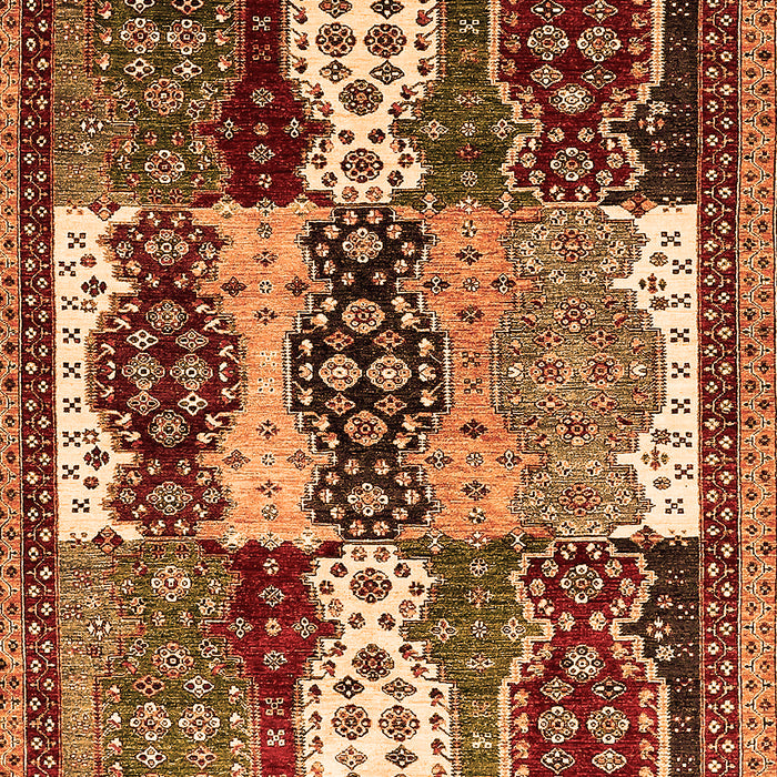 Abstract Orange Modern Rug, abs520org