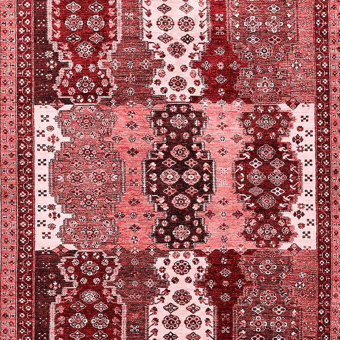 Machine Washable Abstract Red Modern Rug, wshabs520red
